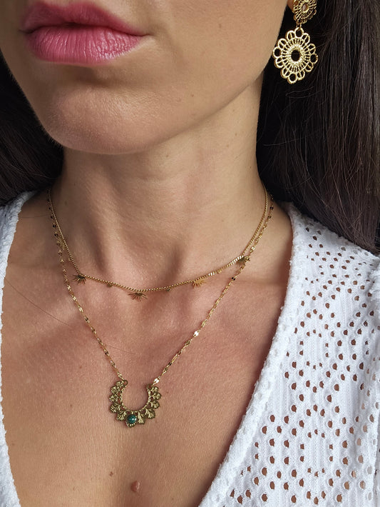 Collier Pendentif NATIA Aztek Bijoux