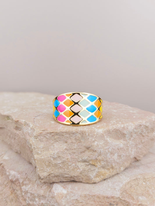 Bague ARLEQUIN Aztek Bijoux