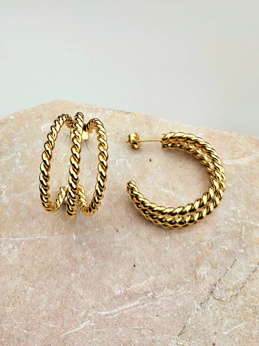 Créoles TRIVA Aztek Bijoux