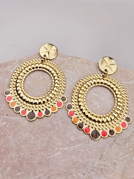 Boucles d'Oreilles CARTA Aztek Bijoux