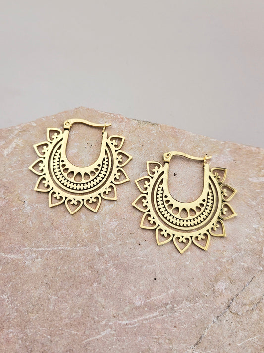 Boucles d'Oreilles MAZGA Aztek Bijoux