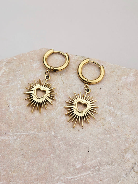 Mini Créole Coeur Aztek Bijoux