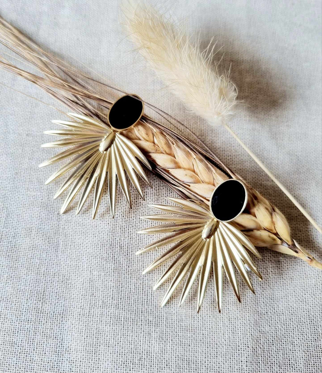 Boucles d'oreilles Rock Soleil Chaine acier - Atelier Arcat Boucles d'oreilles Rock Soleil Chaine acier - Atelier Arcat