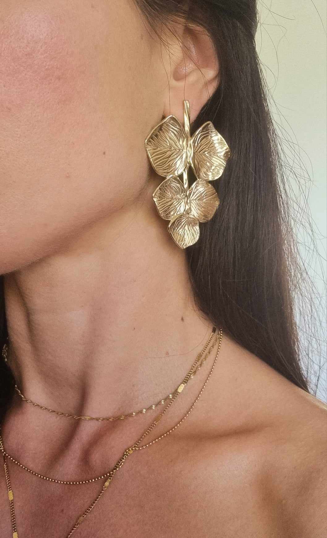 Boucles D'oreilles Créoles Originales – Acier Inoxydable – Argenté – Neuves